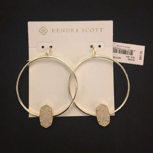 Kendra Scott Elora Gold Statement Earrings